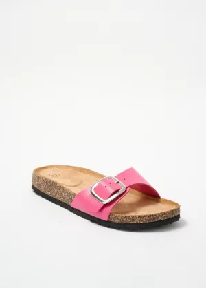 Mules with strap and comfortable sole