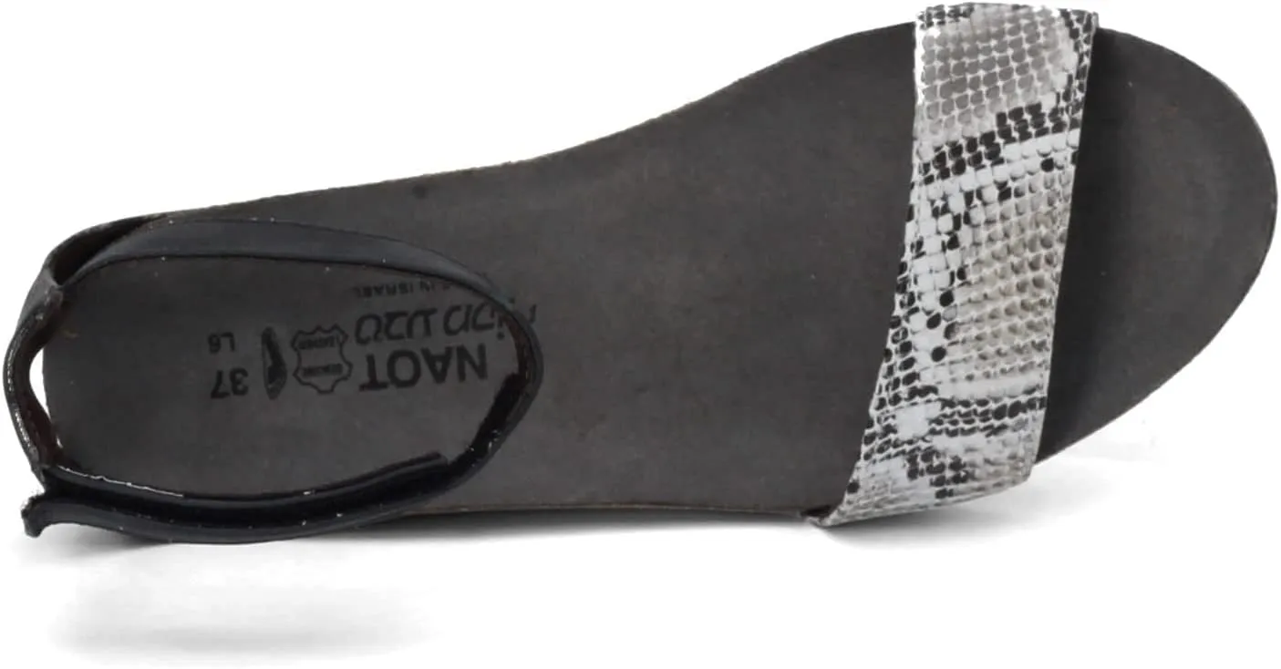 NAOT Footwear Women's Pixie Wedge Sandal with Cork Footbed and Arch Support Footbed - Adjustable Ankle Strap - Comfort and Support - Lightweight and Perfect for Travel - Narrow to Medium Fit