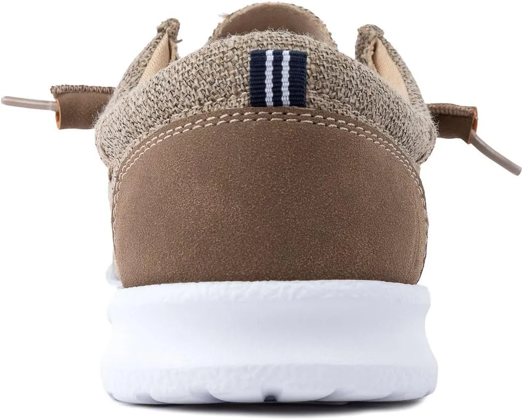 Nautica Men's Comfort Loafers, Slip-On Boat Shoe, Lightweight Casual Stretch Sneaker-Rushford