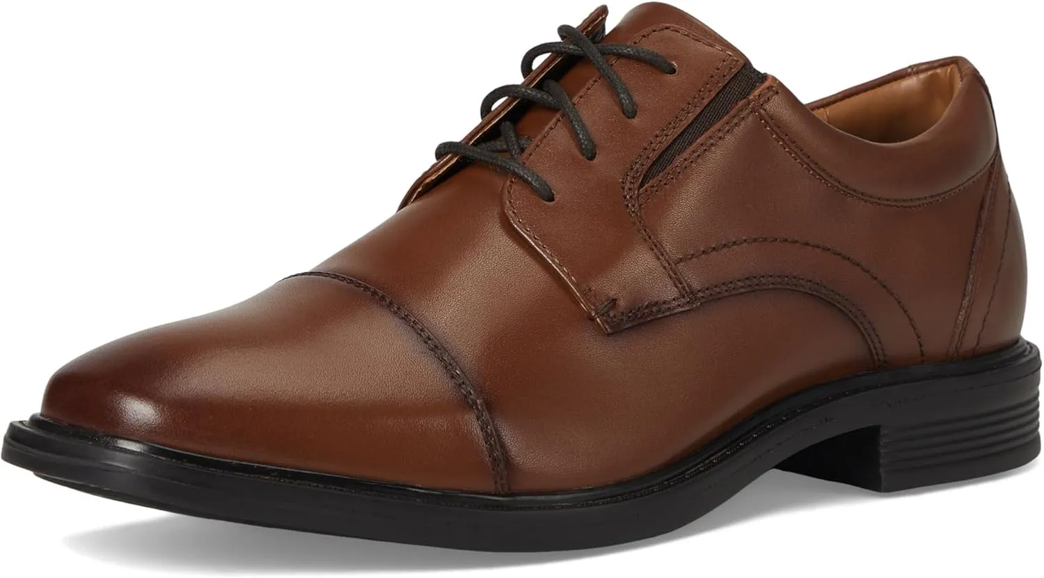 Nunn Bush Men's Stark Cap Toe Oxford Leather Business Formal Derby Dress Casual Lace-up