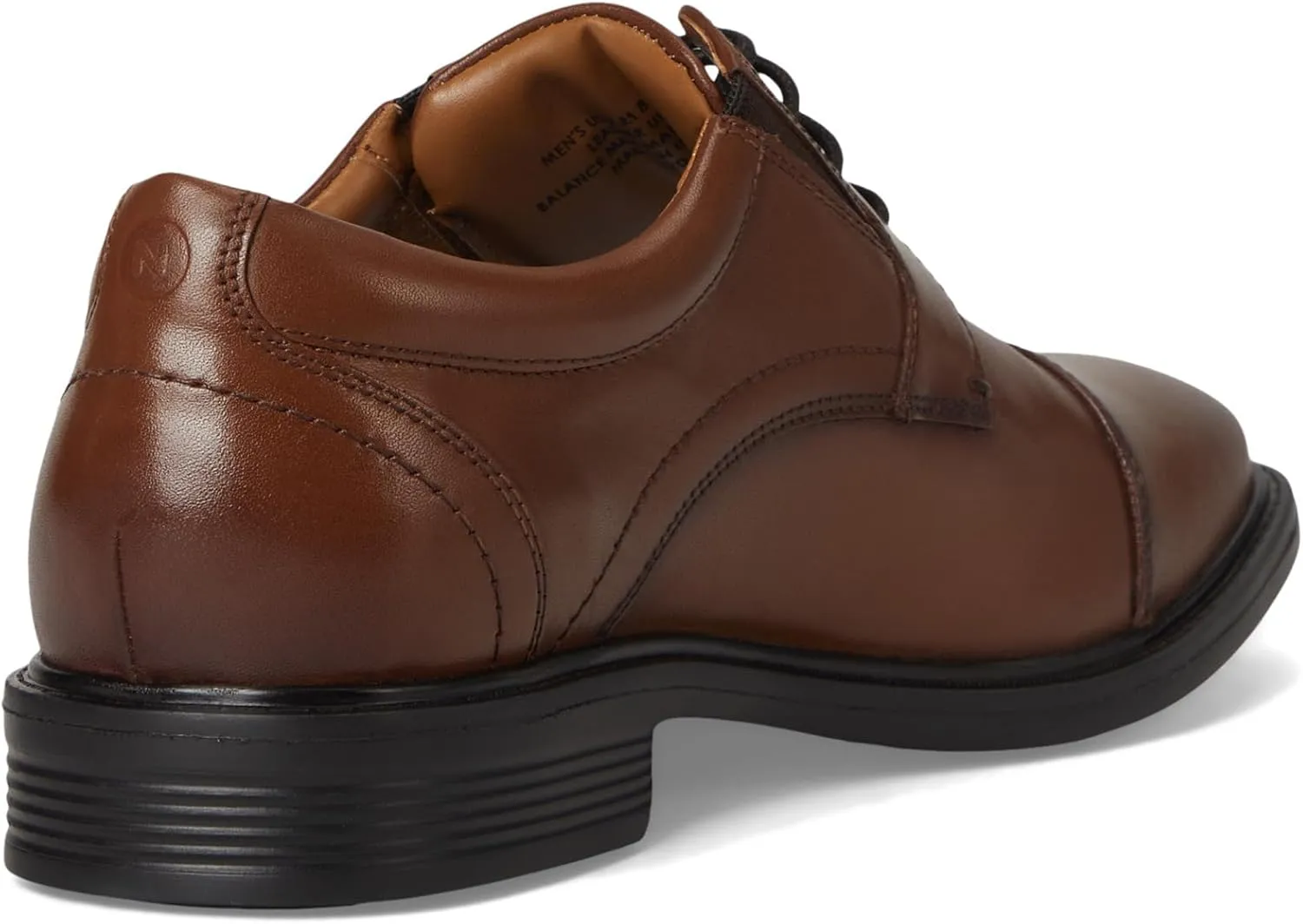 Nunn Bush Men's Stark Cap Toe Oxford Leather Business Formal Derby Dress Casual Lace-up