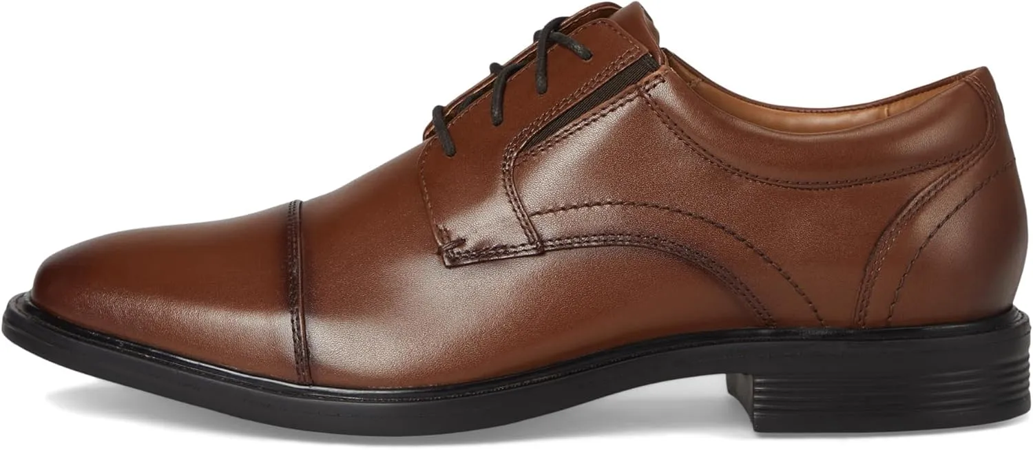 Nunn Bush Men's Stark Cap Toe Oxford Leather Business Formal Derby Dress Casual Lace-up
