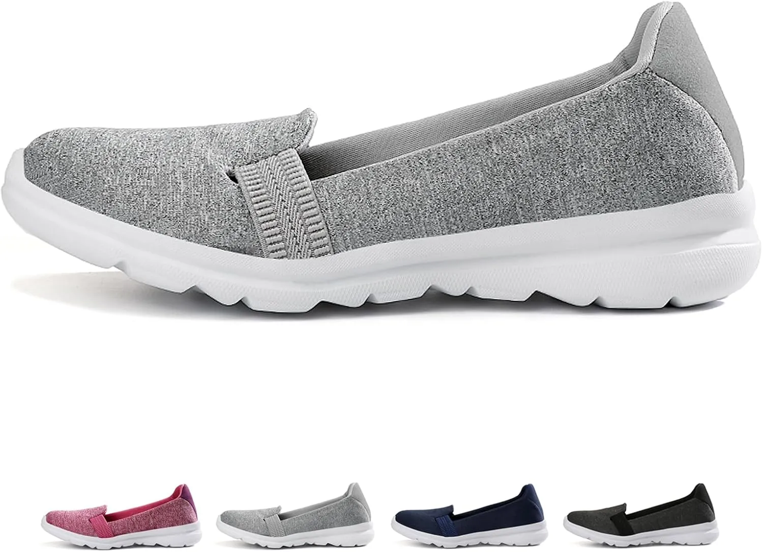 Optigard Women's Mesh Slip-on Flat Loafers,Shallow Mouth Breathable Comfortable Walking Shoes Backless Driving Shoes Outdoor Lightweight Casual Sneakers