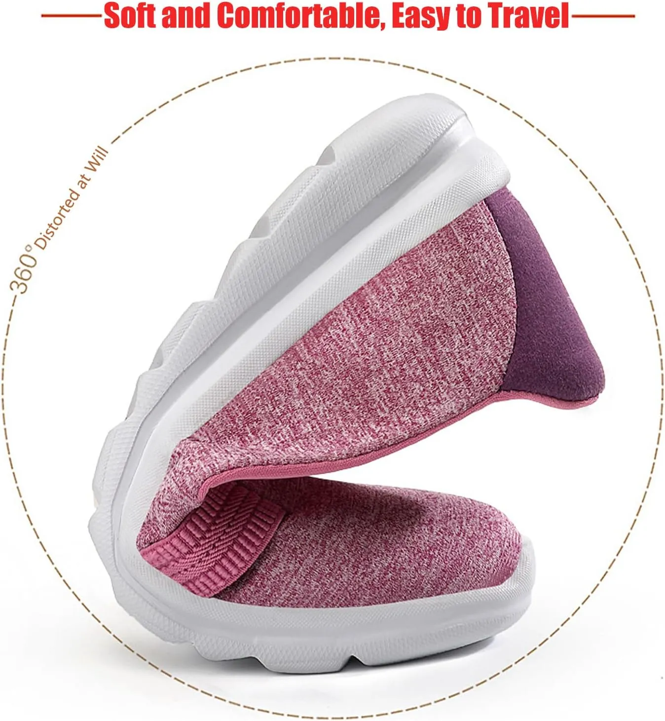 Optigard Women's Mesh Slip-on Flat Loafers,Shallow Mouth Breathable Comfortable Walking Shoes Backless Driving Shoes Outdoor Lightweight Casual Sneakers