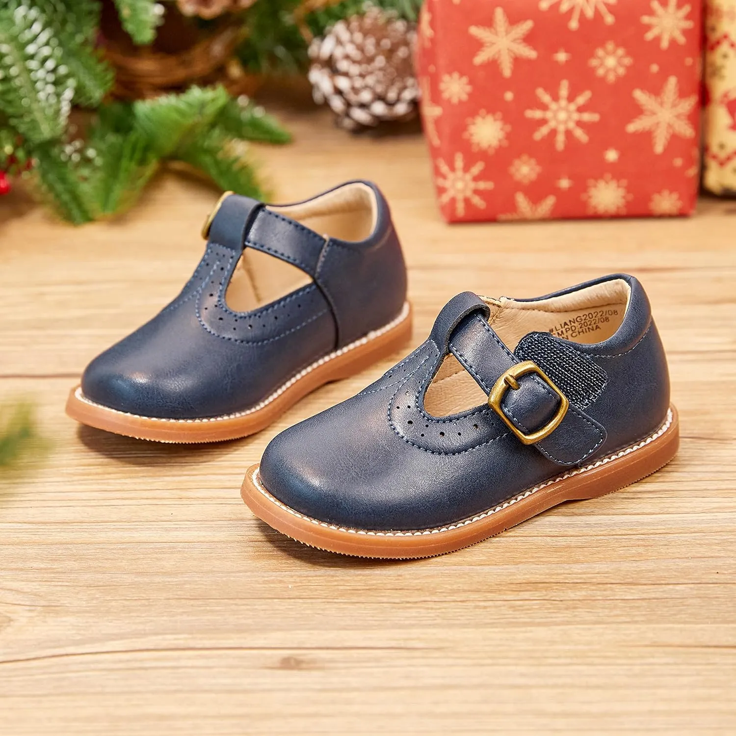Otter MOMO Toddler/Little Girls Mary Jane Slip-on School Uniform Party Dress Shoes
