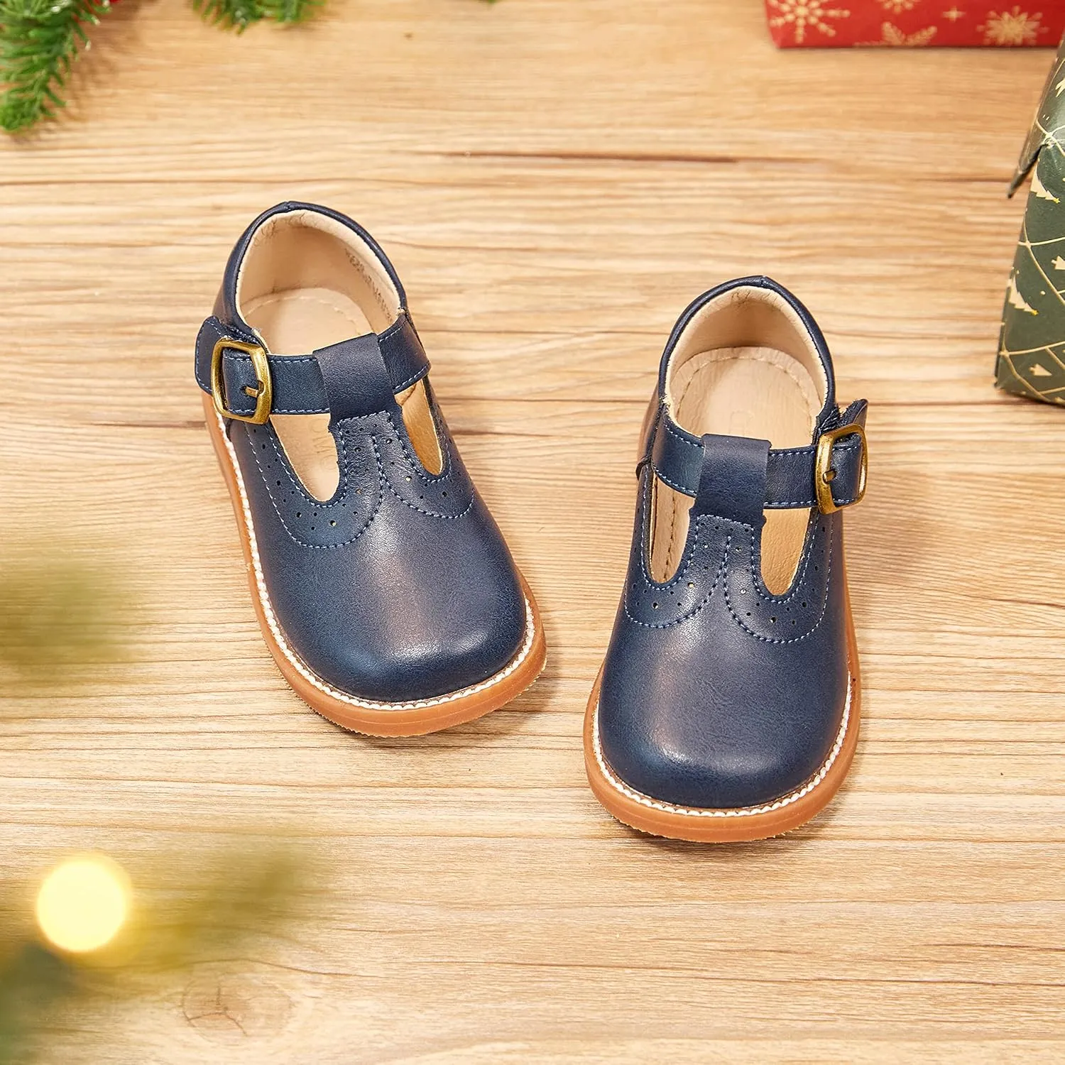 Otter MOMO Toddler/Little Girls Mary Jane Slip-on School Uniform Party Dress Shoes