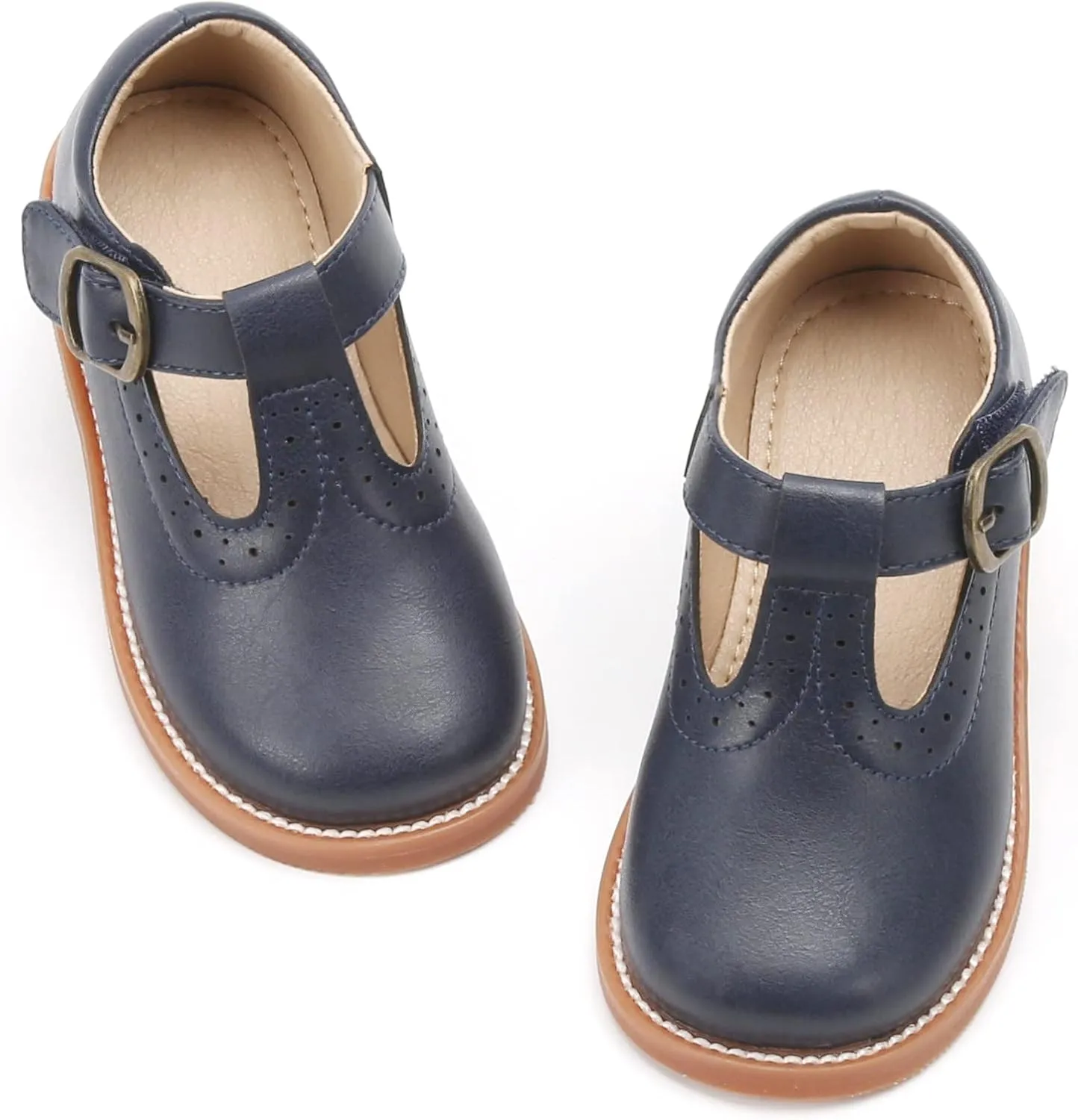 Otter MOMO Toddler/Little Girls Mary Jane Slip-on School Uniform Party Dress Shoes