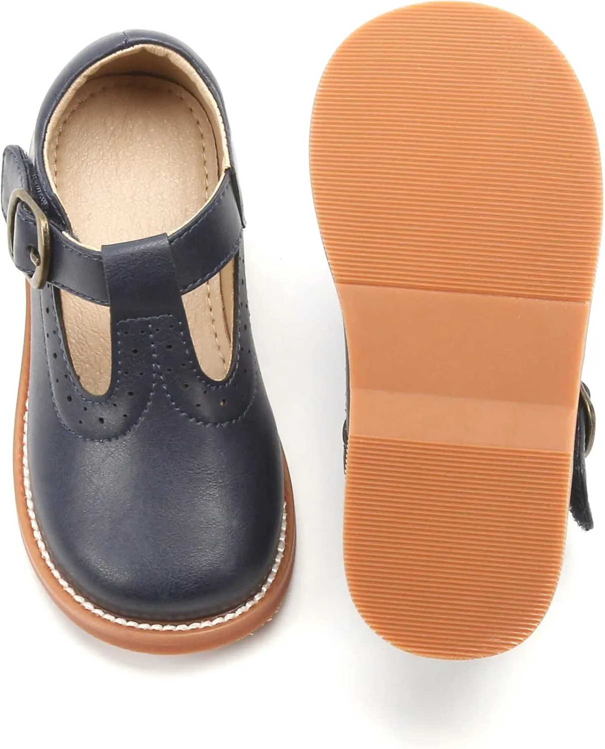Otter MOMO Toddler/Little Girls Mary Jane Slip-on School Uniform Party Dress Shoes