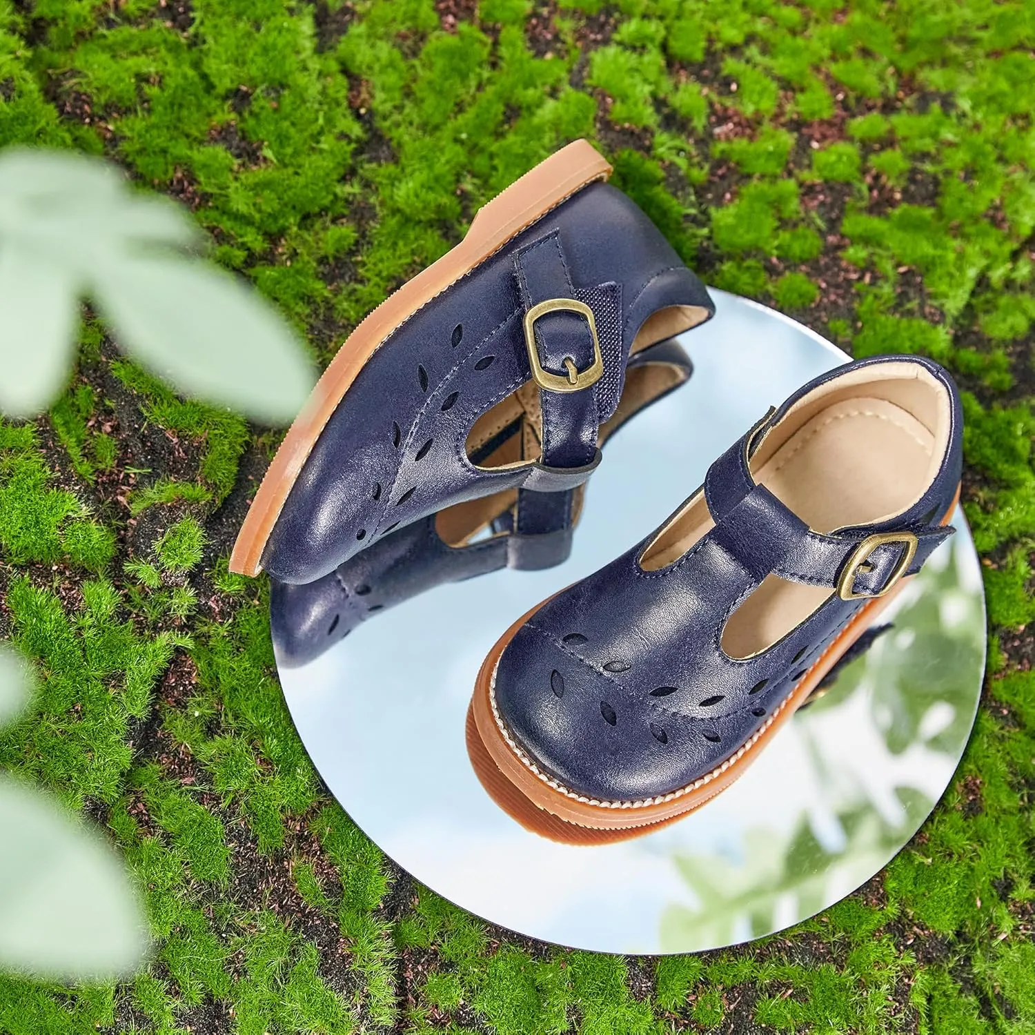 Otter MOMO Toddler/Little Girls Mary Jane Slip-on School Uniform Party Dress Shoes