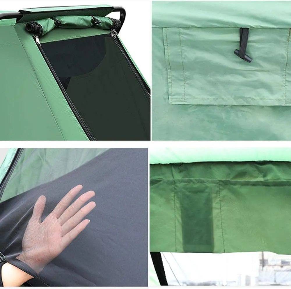 Outdoor Backpack Tent Outdoor Camping Tent Retractable Bed Tent Above Ground Waterproof Double Layer for Camping Fishing Camping Tent for Cat Night Little