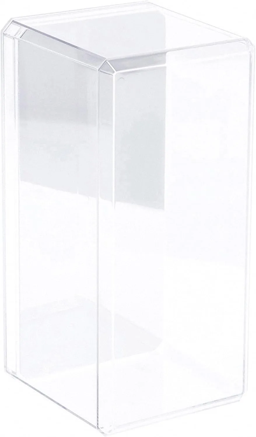 Pioneer Plastics 084CD Clear Plastic Display Case for 1:32 Scale Cars (Mirrored), 8" W x 3.75" D x 3.5" H (Mailer Box), Pack of 2