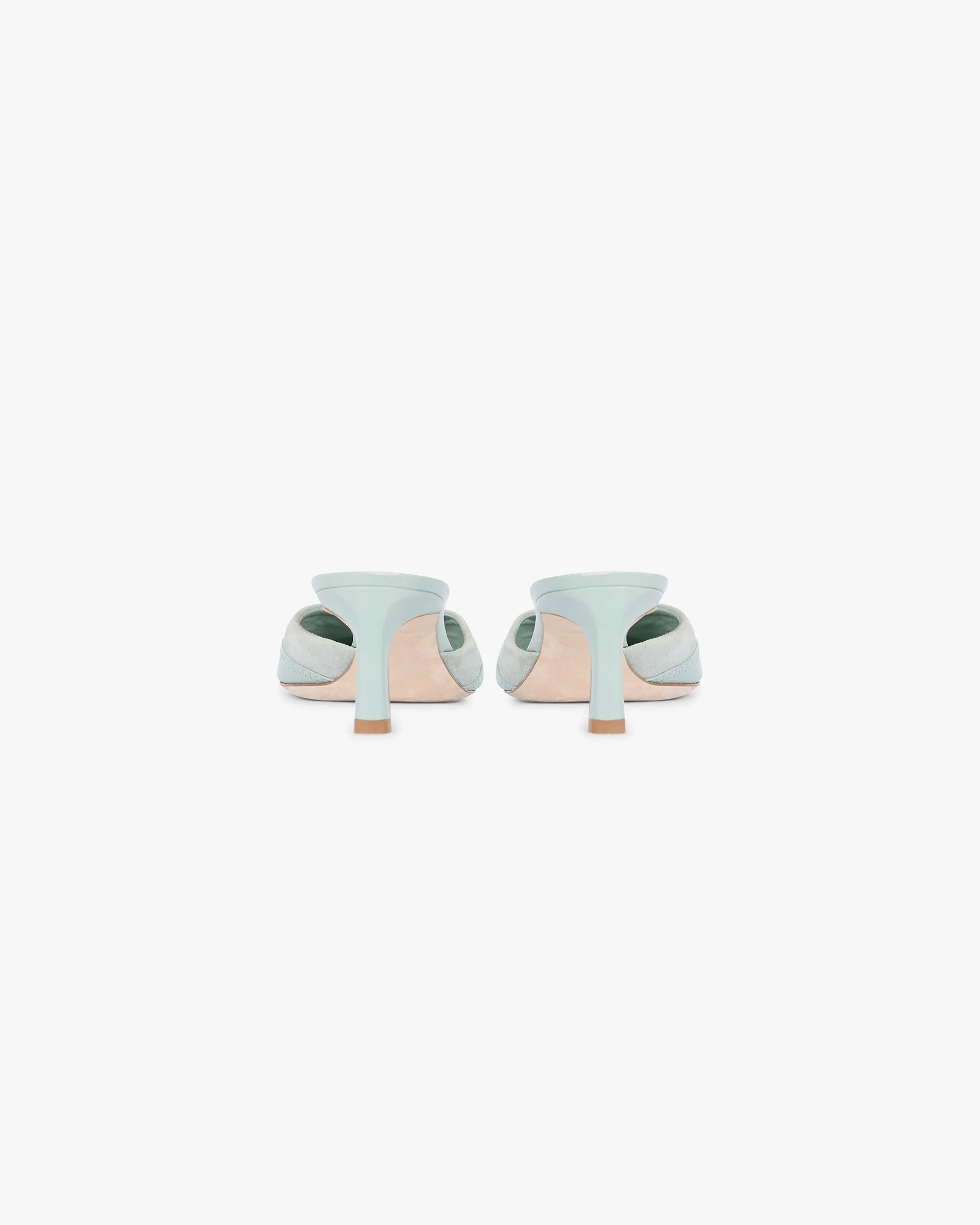 Pointed Mule - Basil