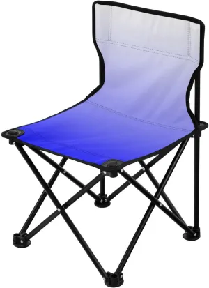 Portable Camping Chairs Blue Lightweight Folding Chair for Camping, Beach, Picnic, Travel and Sports with Carry Bag 20804-1