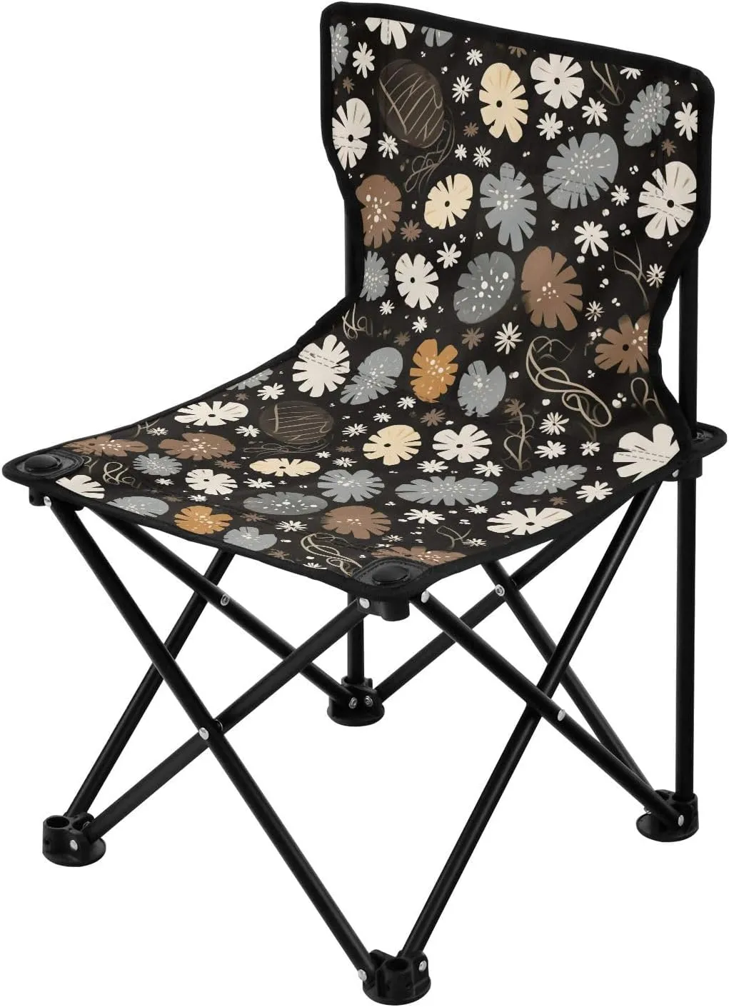 Portable Camping Chairs Flowers Floral Lightweight Folding Chair for Camping, Beach, Picnic, Travel and Sports with Carry Bag 20849293