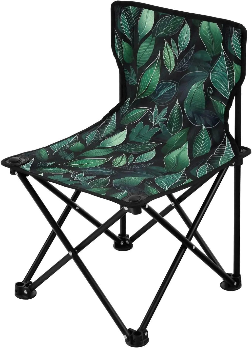 Portable Camping Chairs Leaves Green Lightweight Folding Chair for Camping, Beach, Picnic, Travel and Sports with Carry Bag 20849566