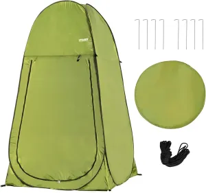 Portable Pop Up Shower Tent, 7 FT Outdoor Toilet Tent, Foldable Camp Sun Shelter for Beach Fishing
