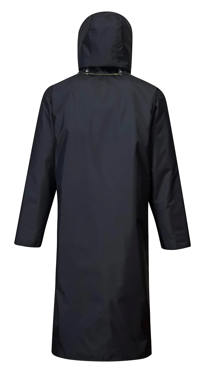 Portwest Hi-Vis Reversible Raincoat - UH447, Yellow/Black, XL