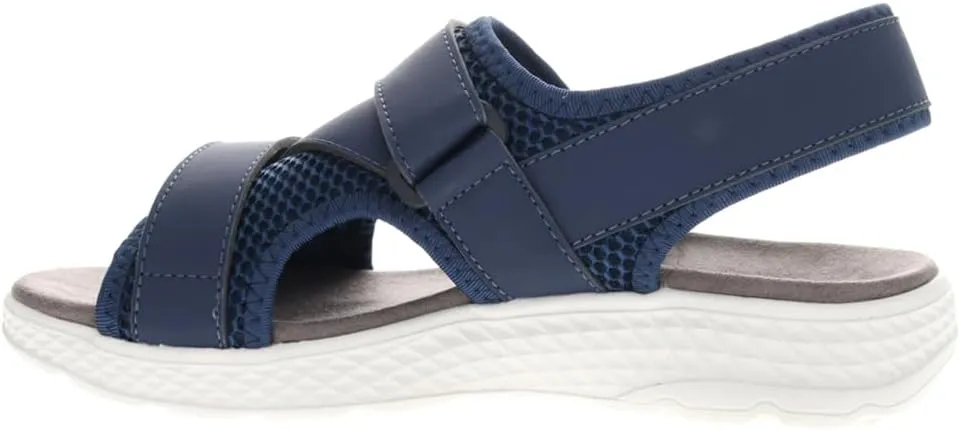 Propet Womens Travelactiv Sport Sling Back Strappy Casual Sandals Casual Low Heel 1-2" - Blue