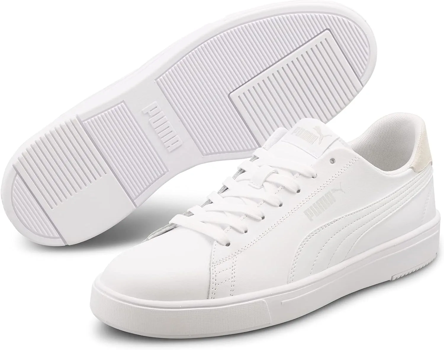 PUMA Mens Serve Pro Lite Lace Up Sneakers Shoes Casual - White - Size 11 M