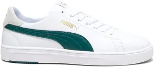PUMA Mens Serve Pro Lite Lace Up Sneakers Shoes Casual - White