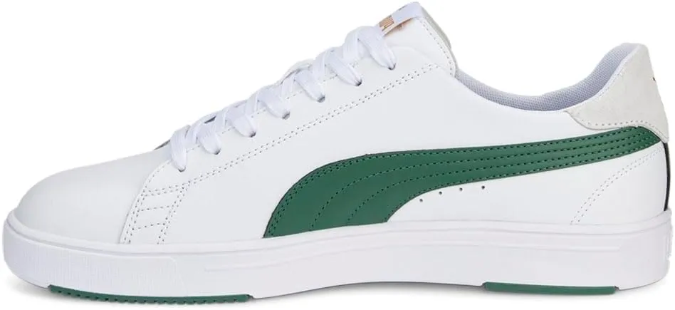 PUMA Mens Serve Pro Lite Lace Up Sneakers Shoes Casual - White
