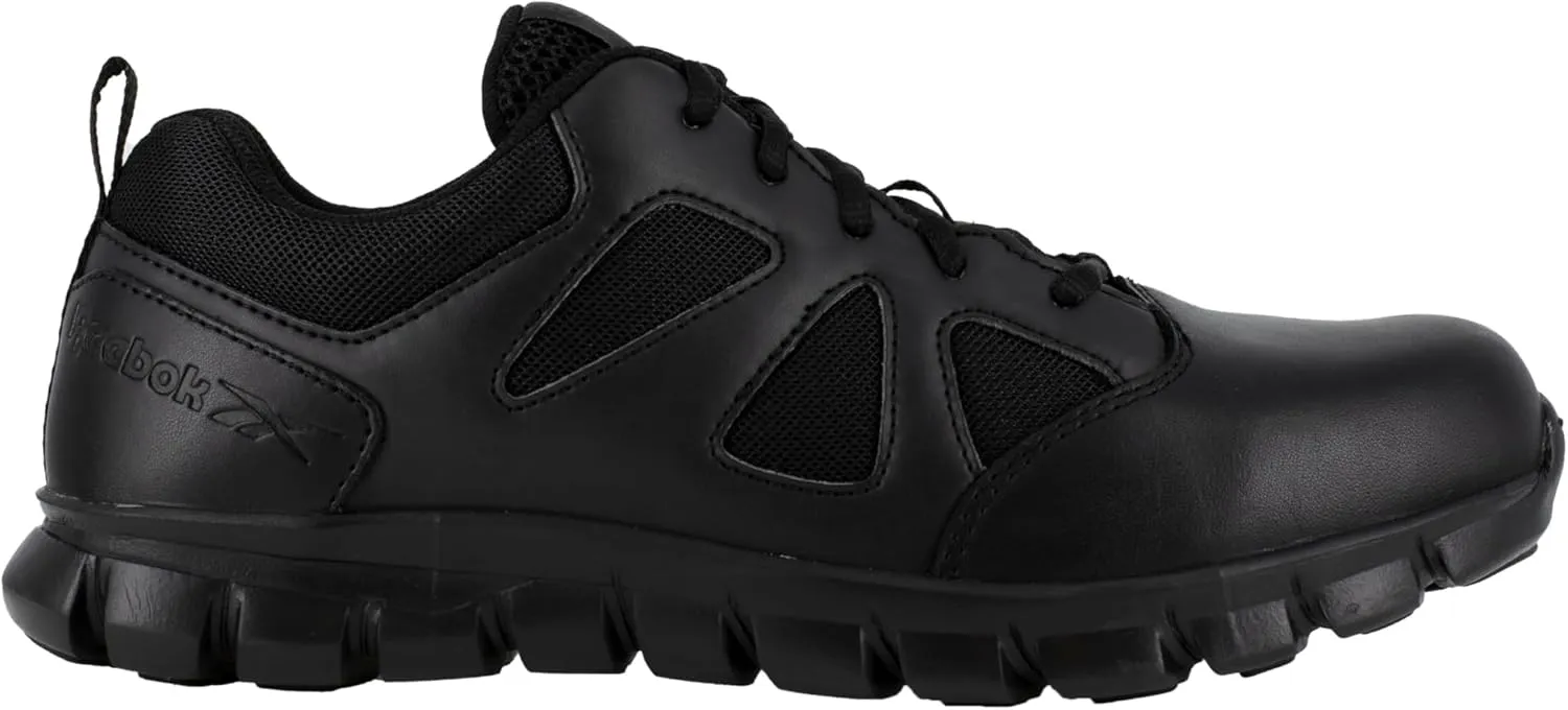 Reebok Women's Rb815 Sublite Cushion Tactical Soft Toe Work Shoe Black Military