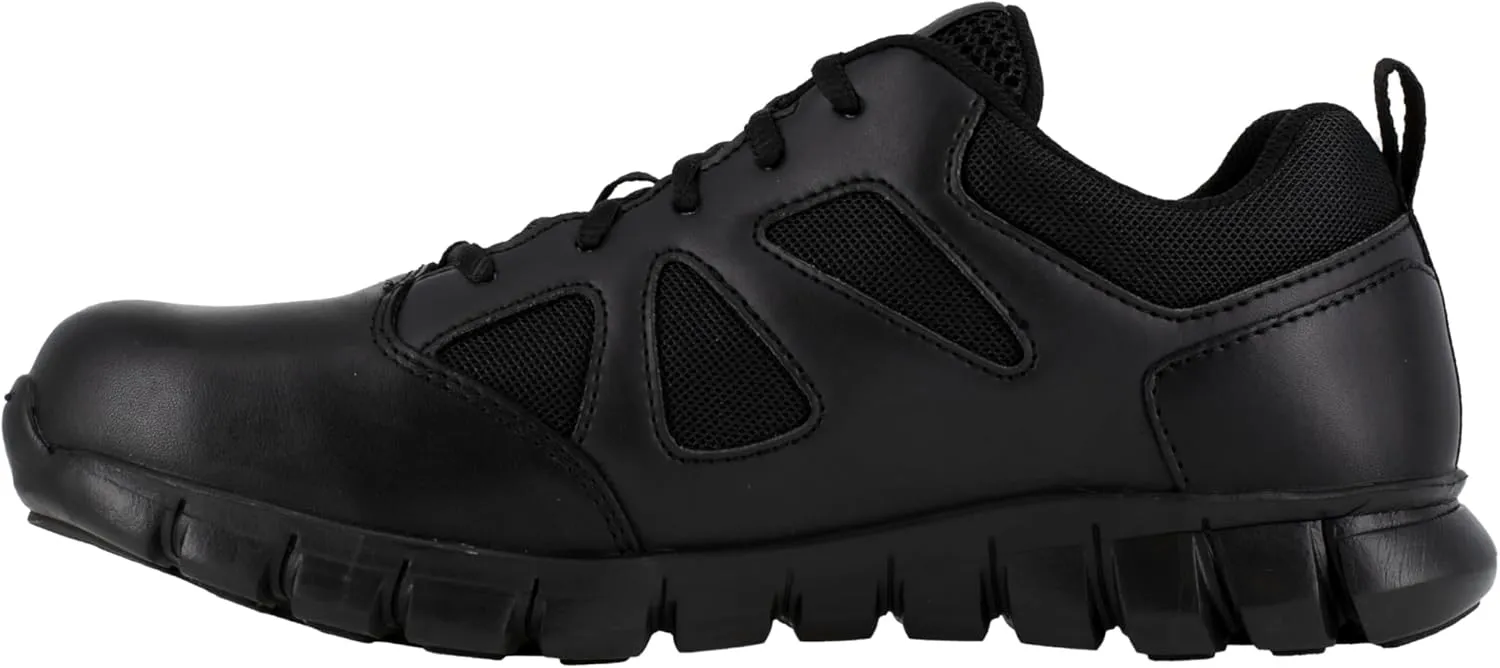 Reebok Women's Rb815 Sublite Cushion Tactical Soft Toe Work Shoe Black Military