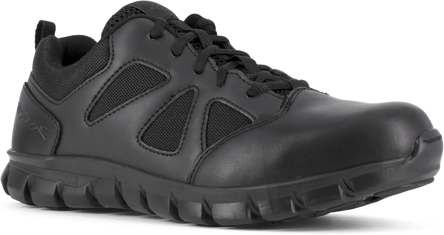 Reebok Women's Rb815 Sublite Cushion Tactical Soft Toe Work Shoe Black Military