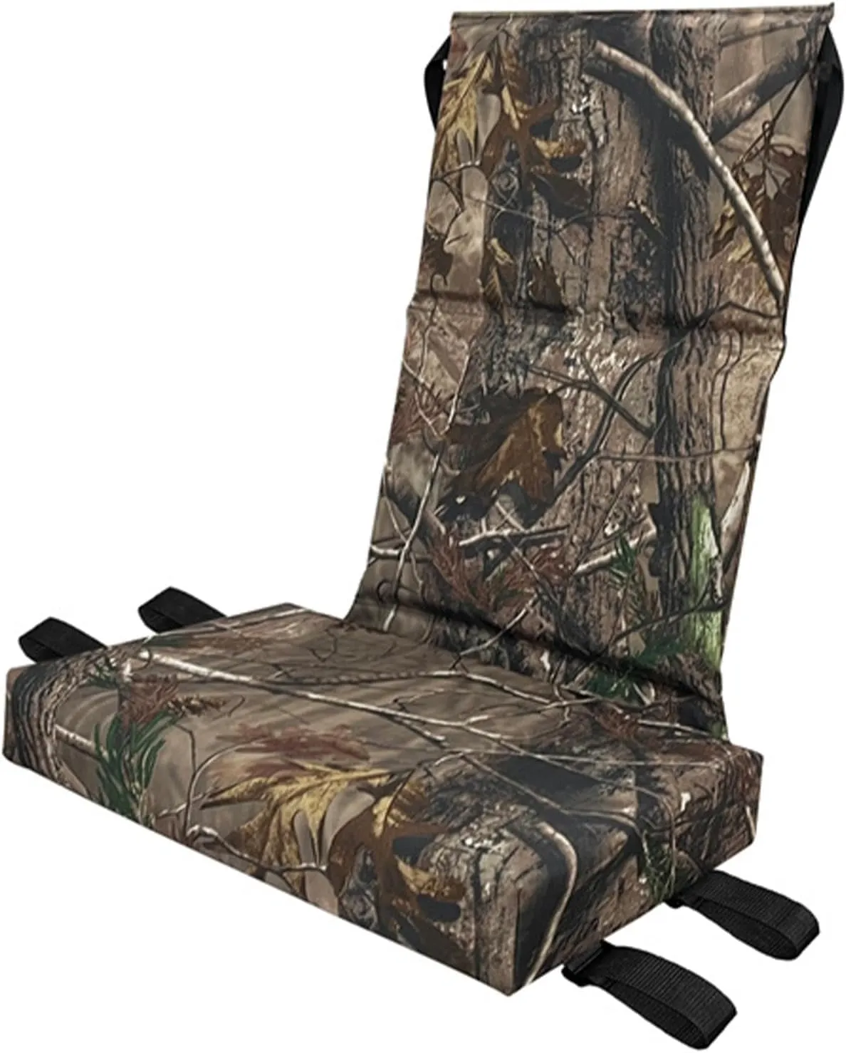 Replacement Hunting Seat Cushion - Lightweight Padded Hunting Seat | Adjustable Summit Tree Stand Seat | Includes Rail Pads