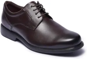 Rockport Men's Charles Road Plain Toe Oxford, Dark Brown, 7 Wide