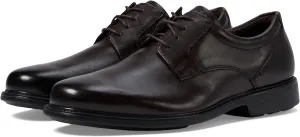Rockport Men's Charles Road Plain Toe Oxford, Dark Brown, 7.5