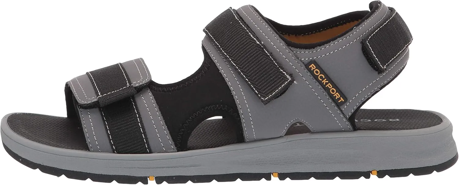 Rockport Men's Lucky Bay Sport 3 Strap Sandal