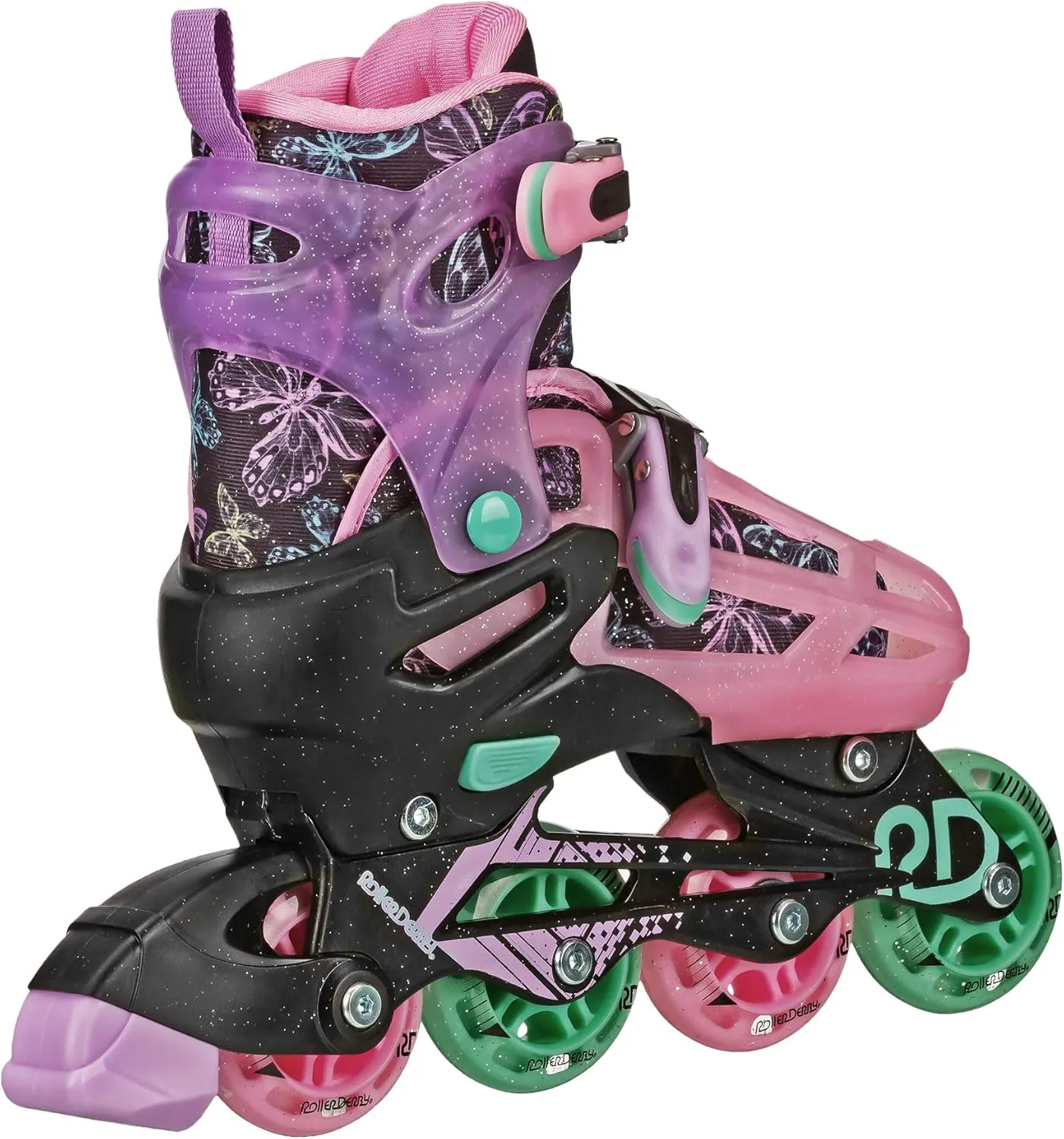 Roller Derby Falcon 2-in-1 Combo Quad and Inline Skates for Kids, Adjustable Sizing