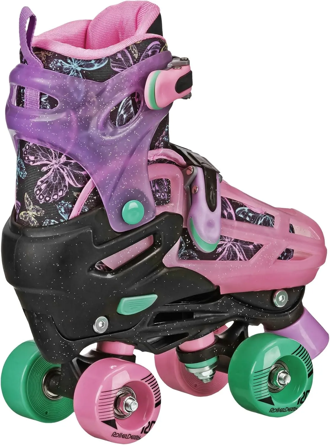 Roller Derby Falcon 2-in-1 Combo Quad and Inline Skates for Kids, Adjustable Sizing