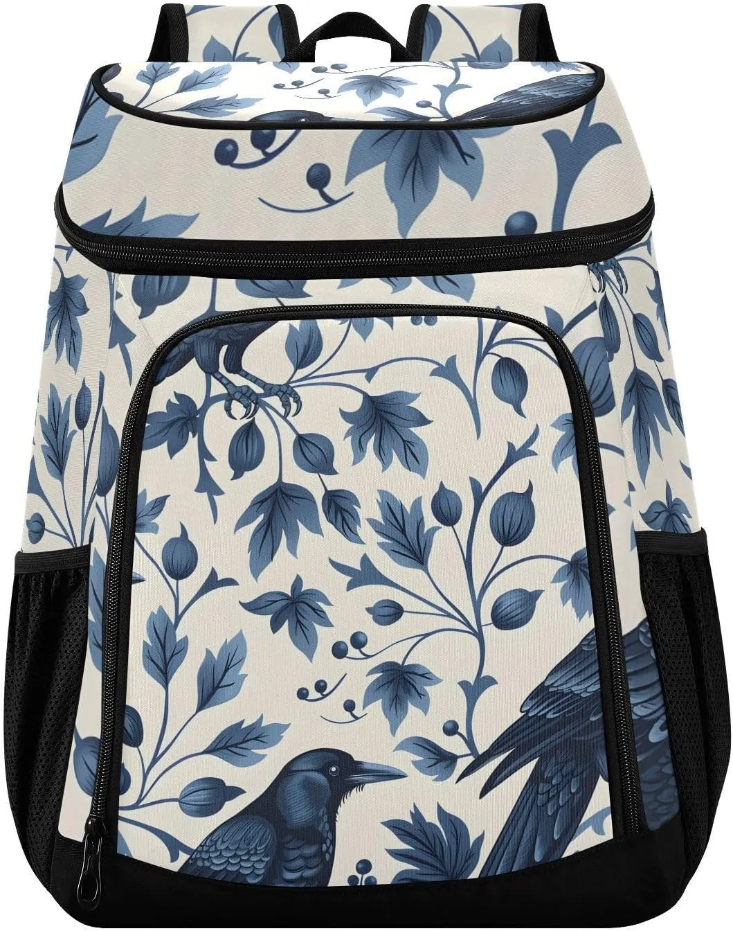 Royal Crow Pattern Cooler Backpack Cooler Insulated Leak Proof Lunch Backpack 36 Cans Waterproof Soft for Men Women Picnic Hiking Camping Beach