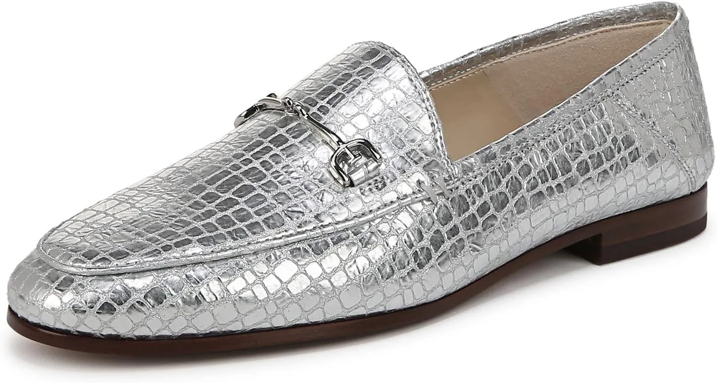 Sam Edelman Women's Loraine Loafer, Soft Silver, 8.5