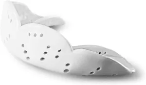 SISU Aero Large Mouthguard, Snow White - 2.0mm Thin - Custom-Molded Fit - Slim Design - Remoldable Up to 20 Times - for Team Sports - Non Toxic