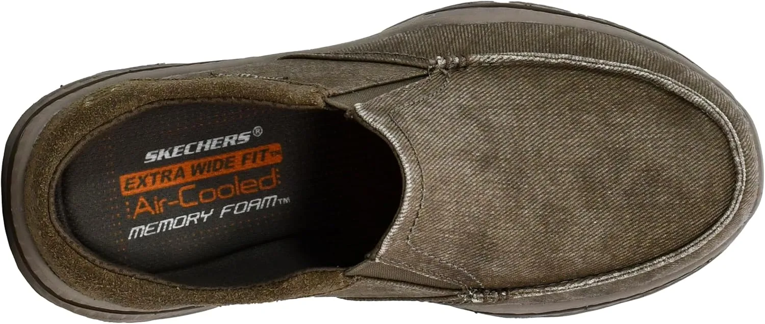 Skechers Men's Creston-Slip on Canvas Loafer