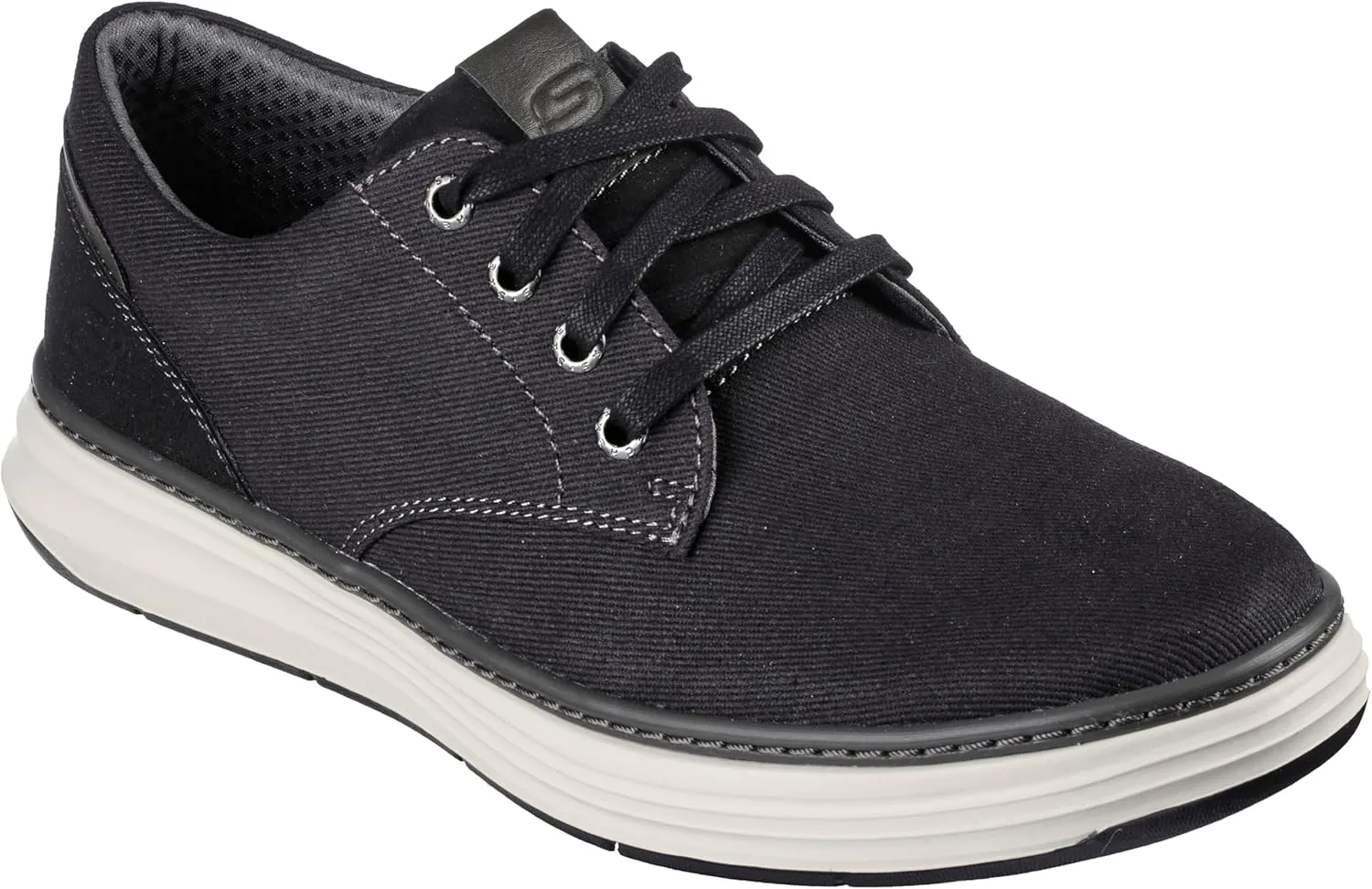Skechers Men's Moreno Canvas Oxford Shoe, xx
