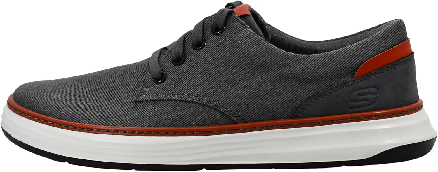 Skechers Men's Moreno Canvas Oxford Shoe, xx