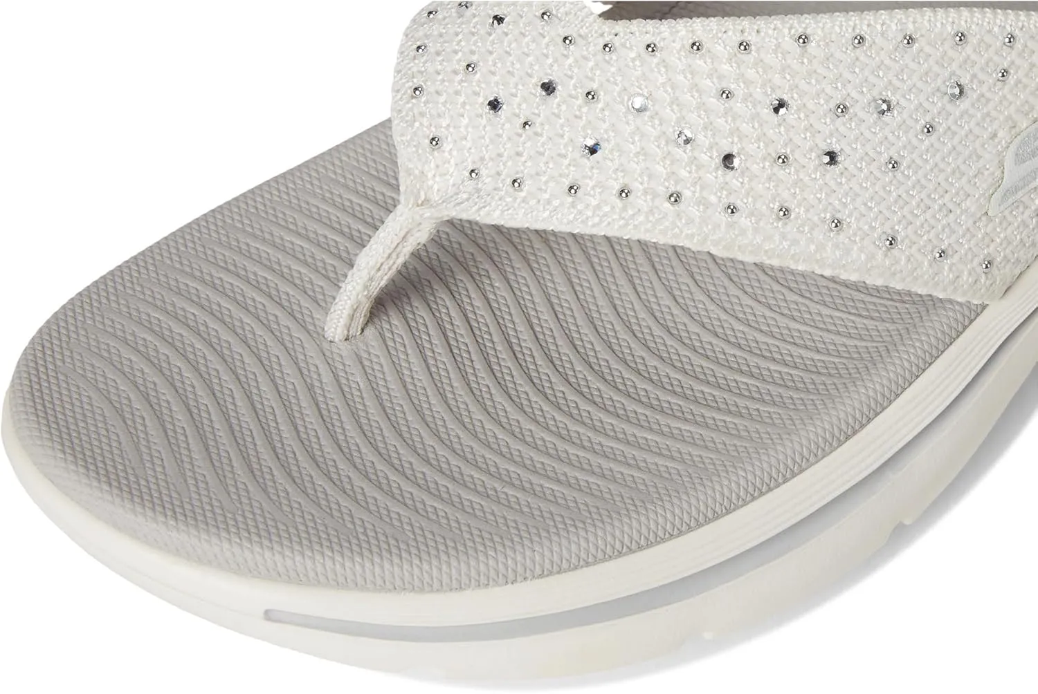 Skechers Women's Arch Fit 2.0 3-pt Rhinestone Sandal Flip-Flop