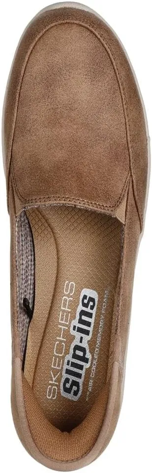 Skechers Women's Reggae Fest 2.0-Classically Hands Free Slip-ins Loafer Flat