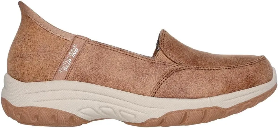 Skechers Women's Reggae Fest 2.0-Classically Hands Free Slip-ins Loafer Flat