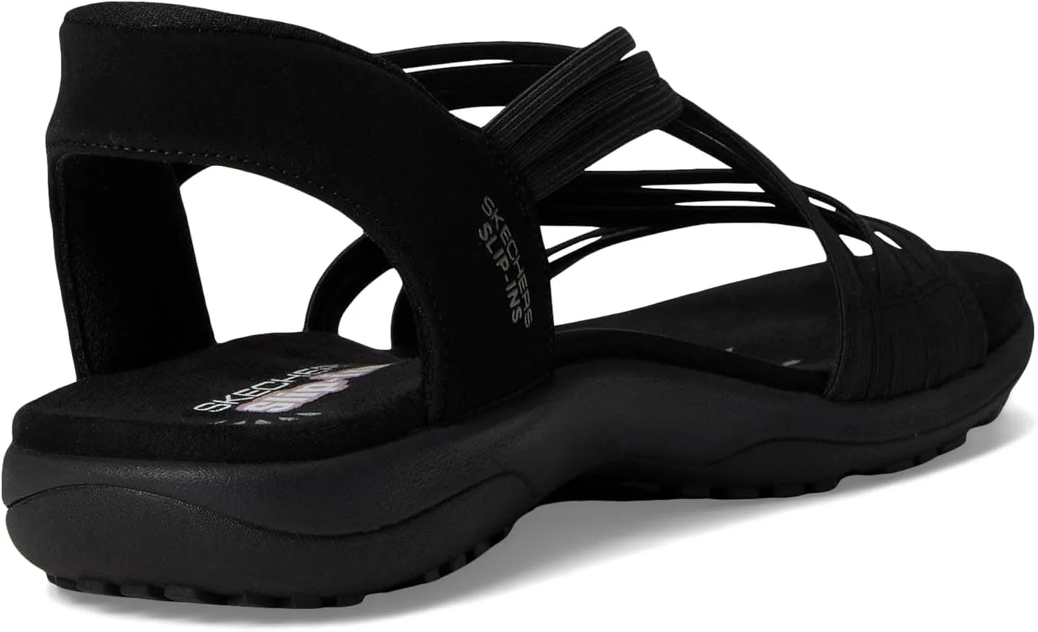 Skechers Women's Reggae Slim-Simply Stretchy Hands Free Slip-ins Sport Sandal