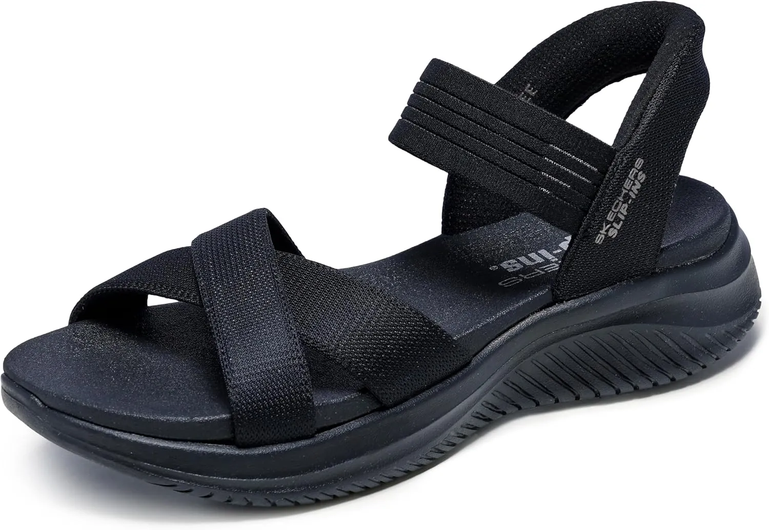 Skechers Women's Ultra Flex 3.0-Never Netter Hands Free Slip-ins Sandal