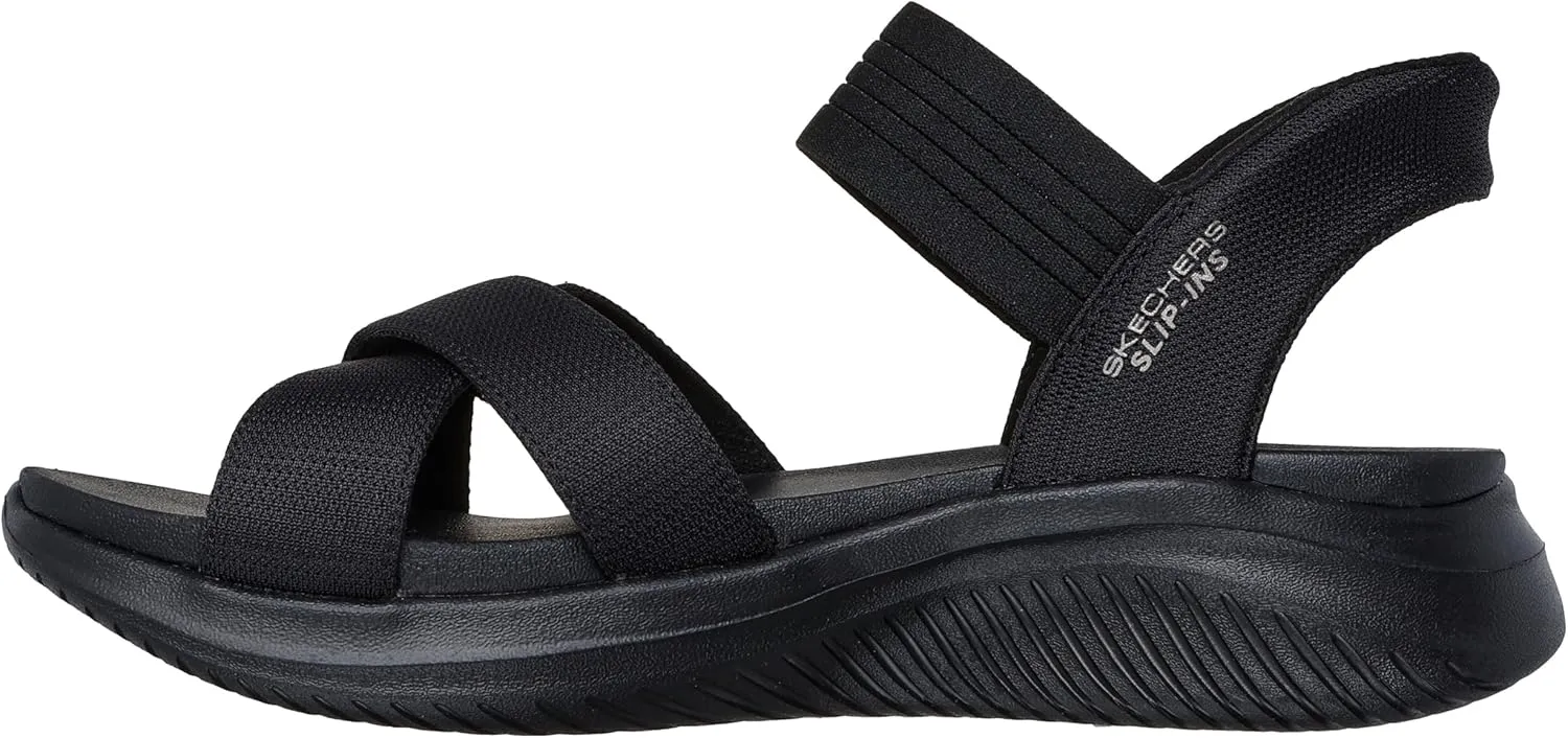 Skechers Women's Ultra Flex 3.0-Never Netter Hands Free Slip-ins Sandal