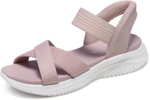 Skechers Women's Ultra Flex 3.0-Never Netter Hands Free Slip-ins Sandal