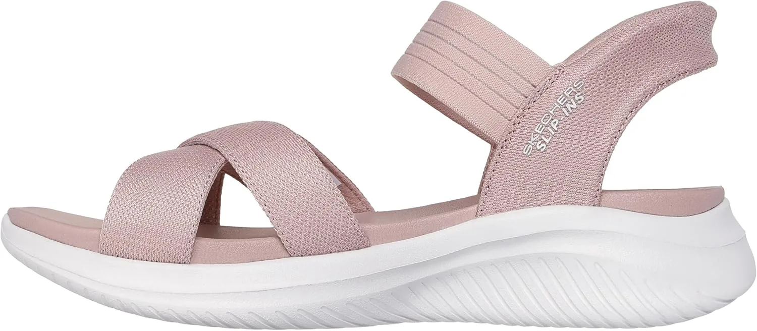 Skechers Women's Ultra Flex 3.0-Never Netter Hands Free Slip-ins Sandal