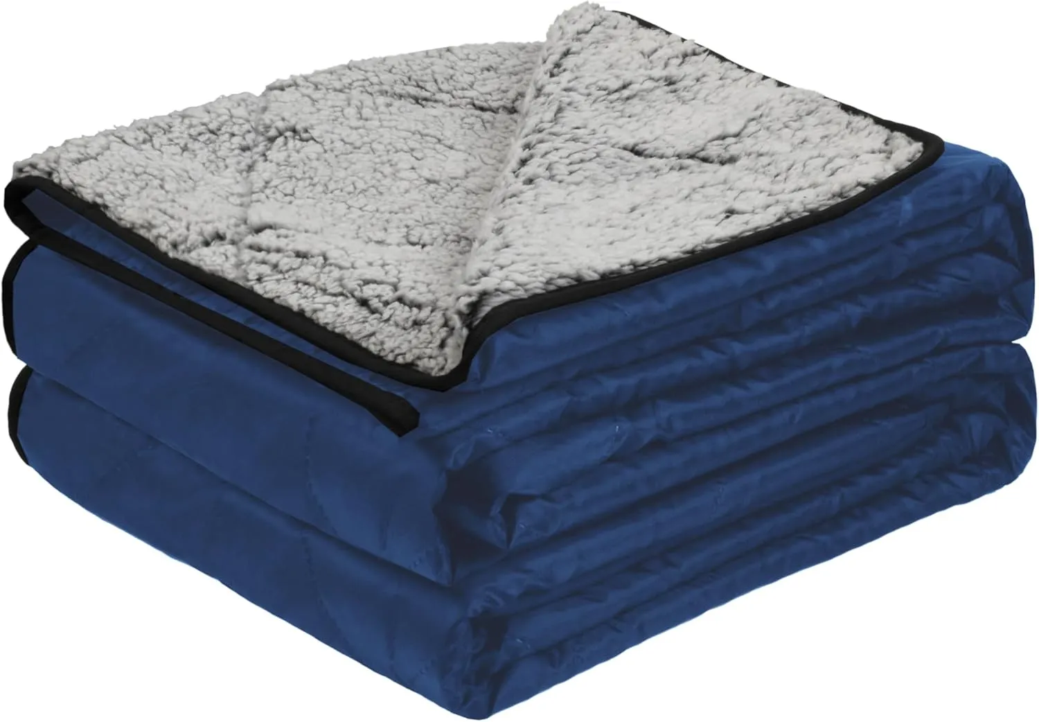Solaris Waterproof Sherpa Outdoor Blanket, 60” x 80” Insulated Oxford, Packable for Stadium Camping & Cold Weather, Ideal for Soccer Moms, Pets, Picnics, Concerts