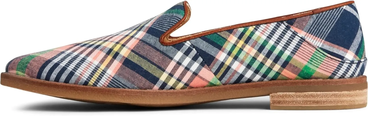 Sperry Women's Seaport Levy Washed Plaid Loafer Flat